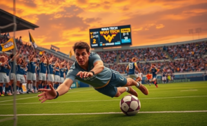 WVU Tech vs Grand View in NAIA Championship final with standout goalkeeper performance.