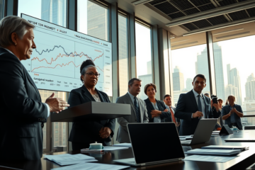Graph showing the impact of goods inflation and economic rate cuts on the labor market.