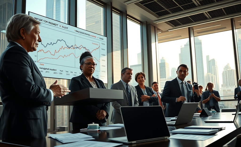 Graph showing the impact of goods inflation and economic rate cuts on the labor market.