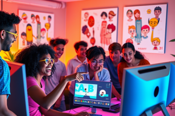 A representation of the Sora video generator showcasing iconic Disney characters in personalized short videos.