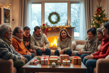 Survey results showing the trend of reduced Christmas spending among adults due to economic conditions.