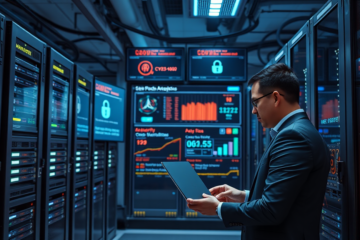 An illustration depicting the CVE-2025-40602 vulnerability in Secure Mobile Access devices and its associated risks.