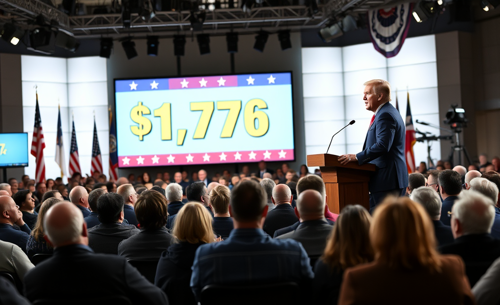 Televised speech announcing warrior dividend and addressing economic issues.