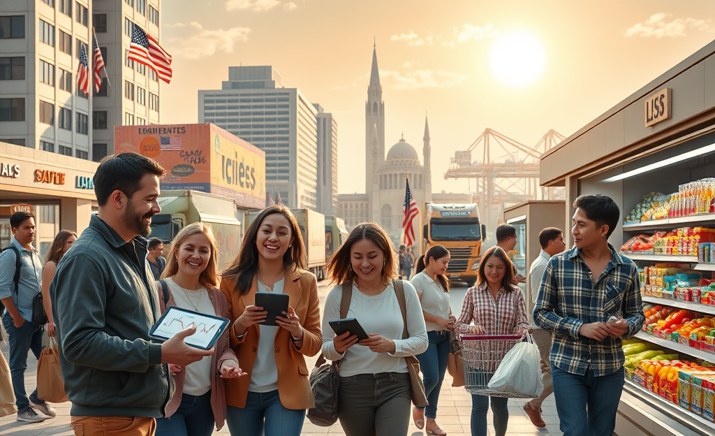 Graph showing the growth of the US economy in the third quarter driven by increased consumer spending and corporate profits.