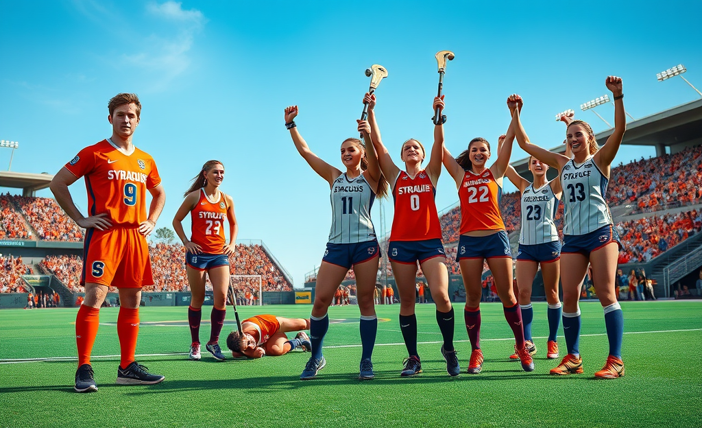 Syracuse field hockey players honored in NFHCA All-Region Mideast selections, showcasing their achievements and contributions this season.