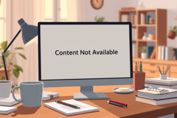 A message indicating that the requested content is not available at the moment.