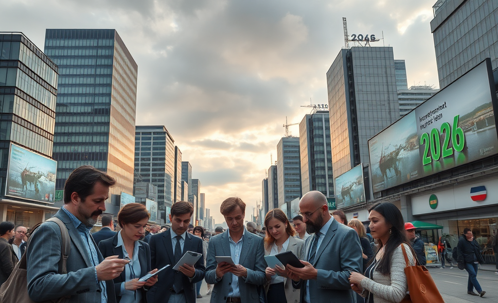 An illustration depicting the challenges of slow growth in the economy, highlighting investment plans and external factors affecting economic forecasts.