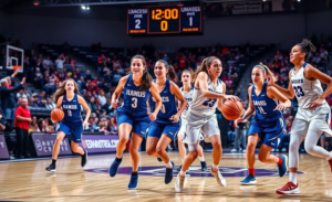 JMU women's basketball team preparing for game against UMass