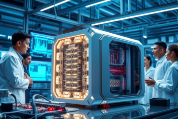 Willow, the most powerful quantum computer, showcasing its capabilities in solving complex problems rapidly.