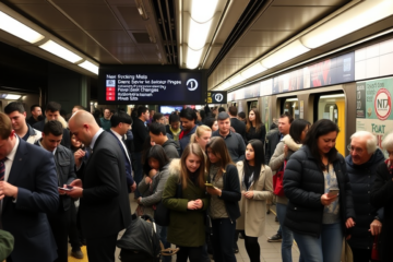 Subway passengers navigating service changes this weekend.
