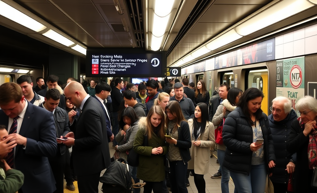 Subway passengers navigating service changes this weekend.