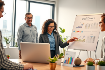 A person checking their credit report online to improve financial awareness.