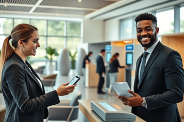 A visual representation of instant money transfer and financial services.