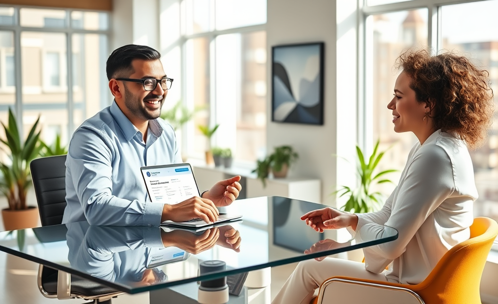 An illustration representing easy credit options without complications.