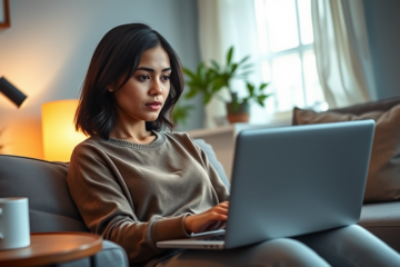 A person reviewing personal credit options with few requirements.