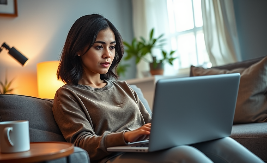 A person reviewing personal credit options with few requirements.