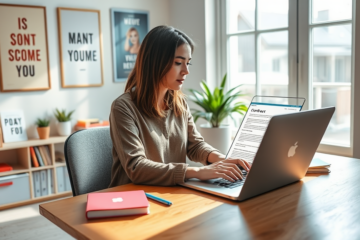 An illustration representing easy money earned through digital contracts and online sales.