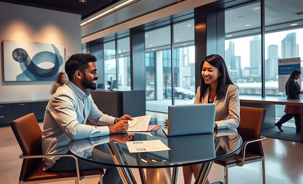 A visual representation of loan options available at Citibank, showcasing personal loans and online application features.