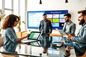 An overview of digital credit options available through Upgrade Loans, highlighting personal loans and the Upgrade OneCard.