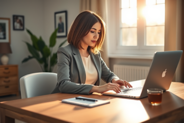 A person applying for an online loan at SoFi, showcasing the ease and speed of the process.