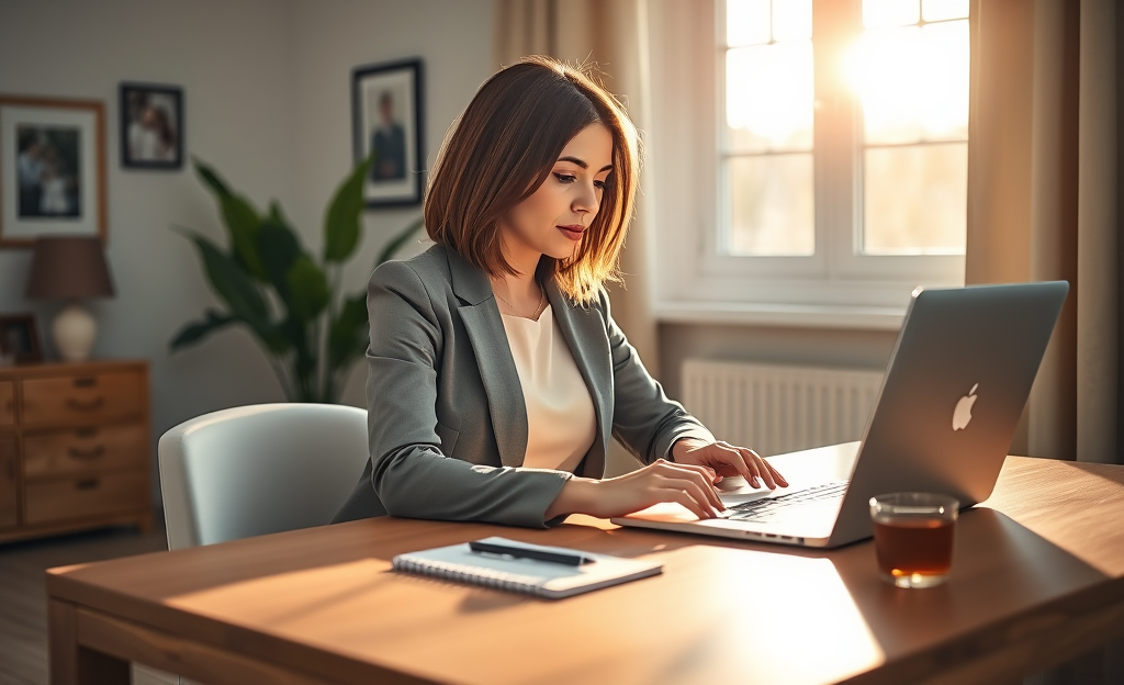 A person applying for an online loan at SoFi, showcasing the ease and speed of the process.