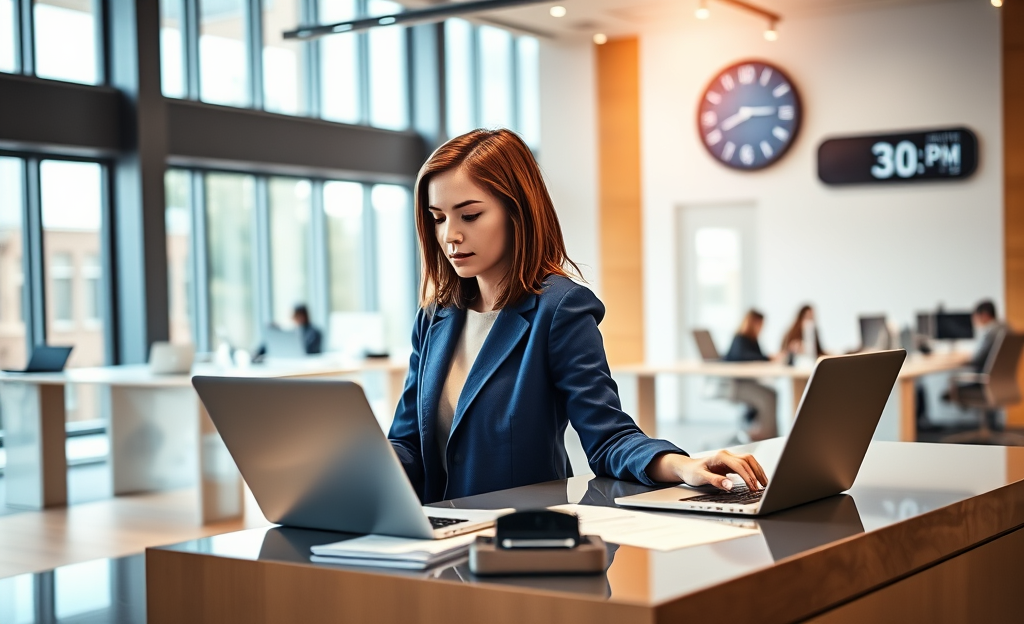 A person checking their bank account on the same day for instant money transfer.