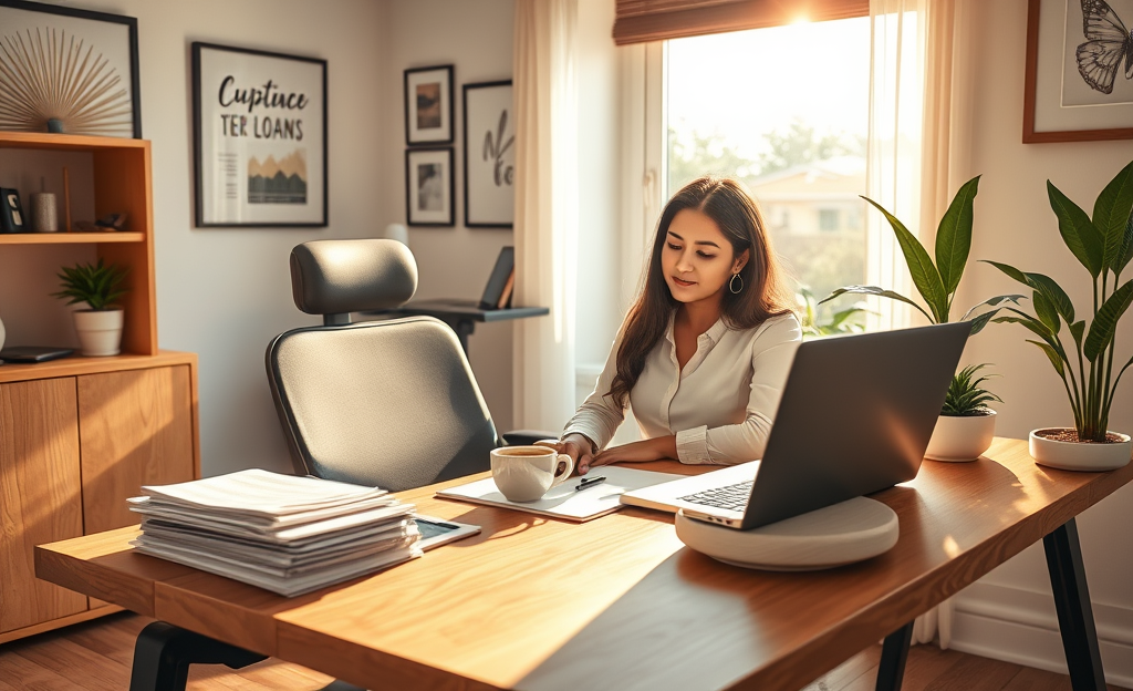 A graphic representation of personal credit options available for freelancers and self-employed individuals.