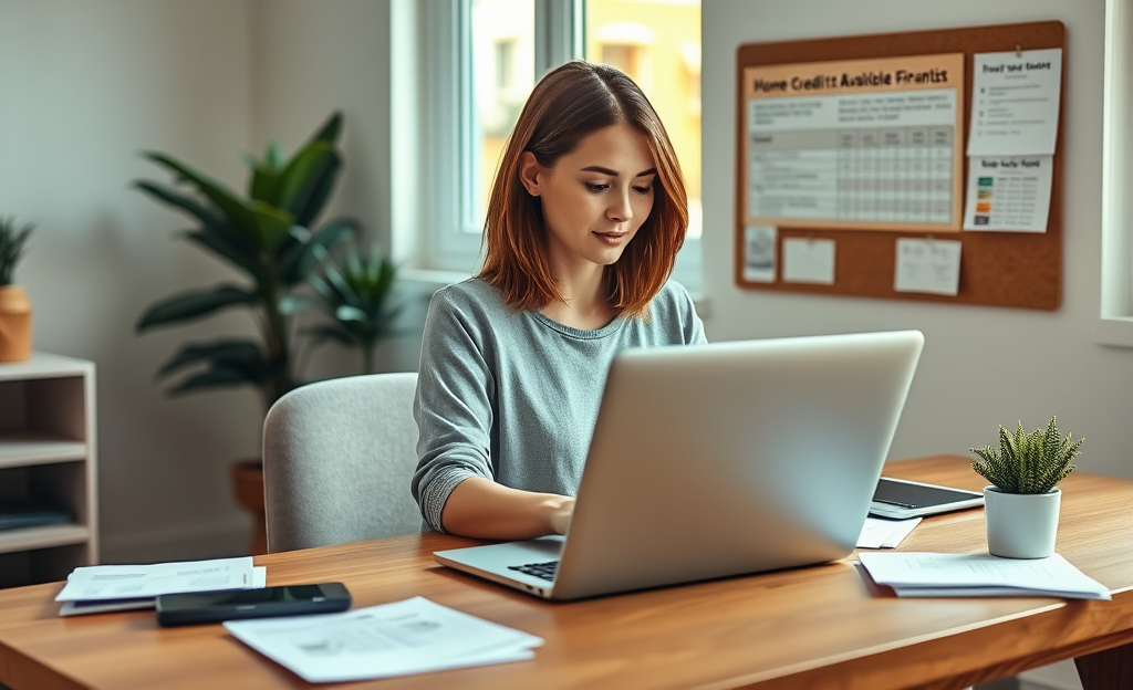 A visual representation of available credit options for various financial needs.