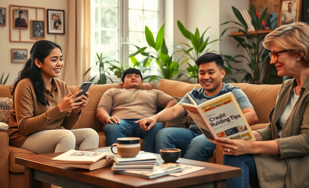 An infographic demonstrating how to build credit without prior financial history.