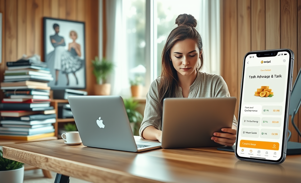 An illustration showing various methods to earn quick money without going to the bank.