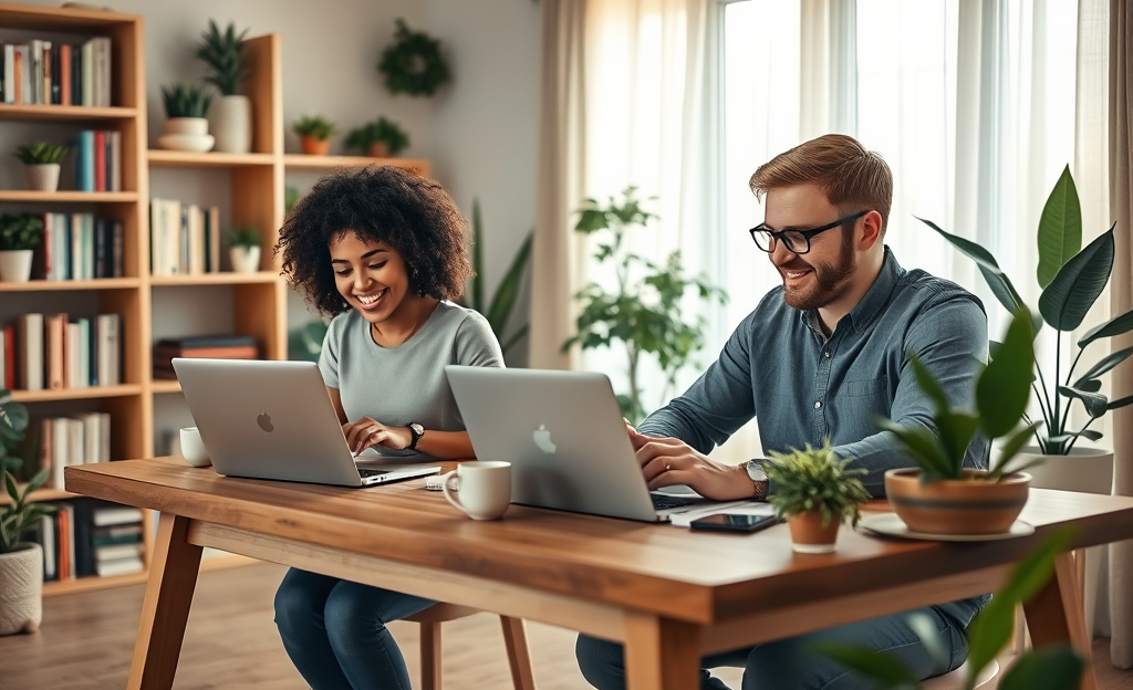 Person applying for a loan online from home using a laptop.