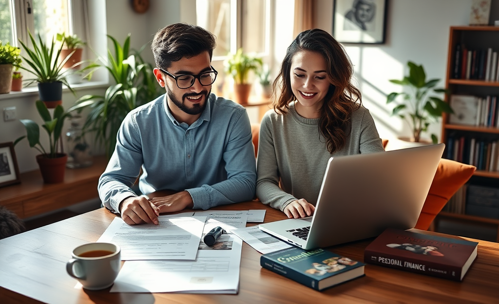 A person researching reliable credit options online