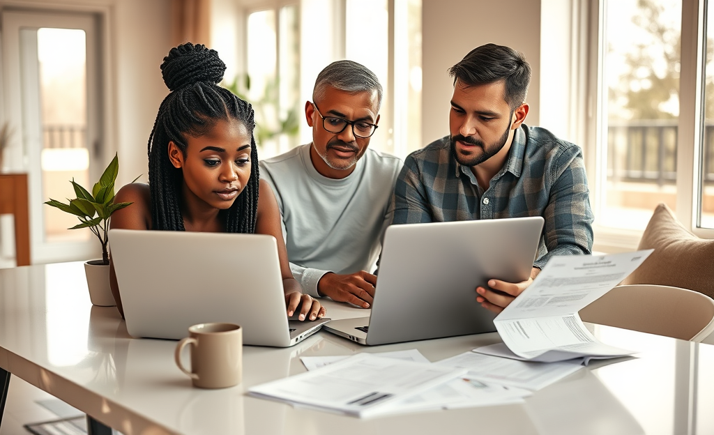 A graphic illustrating how online personal credit functions including aspects like borrowing limits and repayment options.