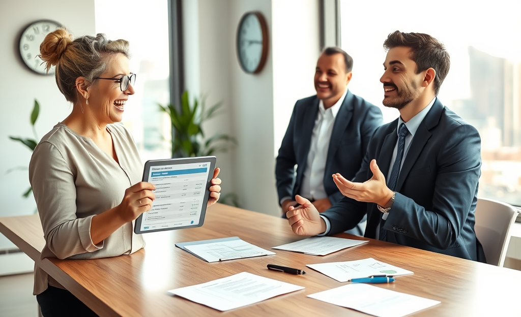 A person reviewing loan options without credit score checks.