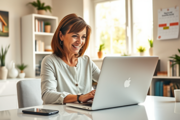 An illustration depicting a quick and easy online loan process with reduced rates.