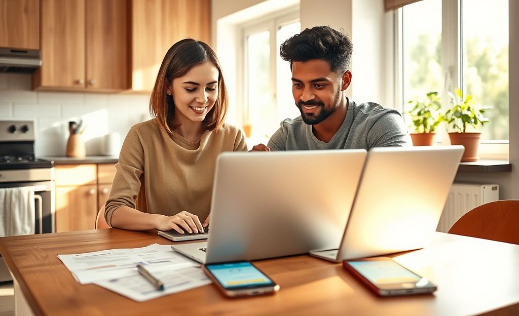 A person accessing fast digital credit options online for immediate financial relief.