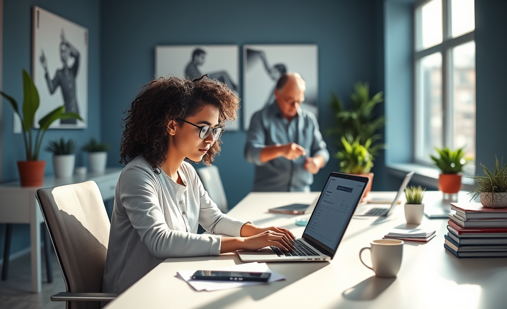 A person applying for an online loan with minimal requirements and quick approval.