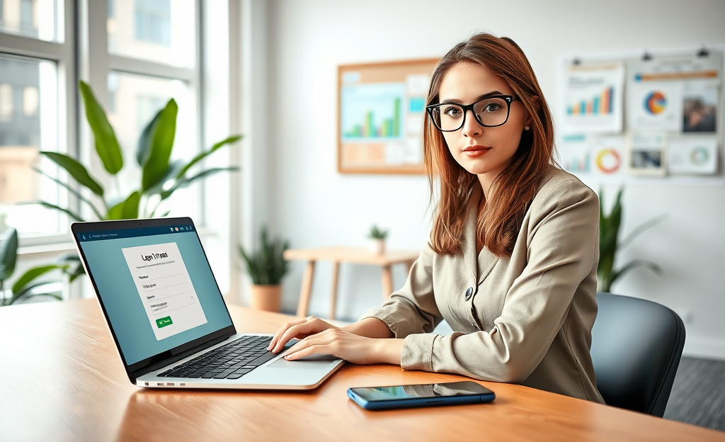 A person holding a smartphone looking at online loan options