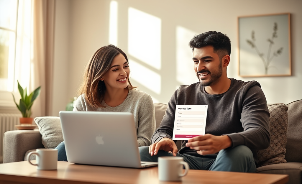 An illustration of quick personal loan options for urgent financial needs.